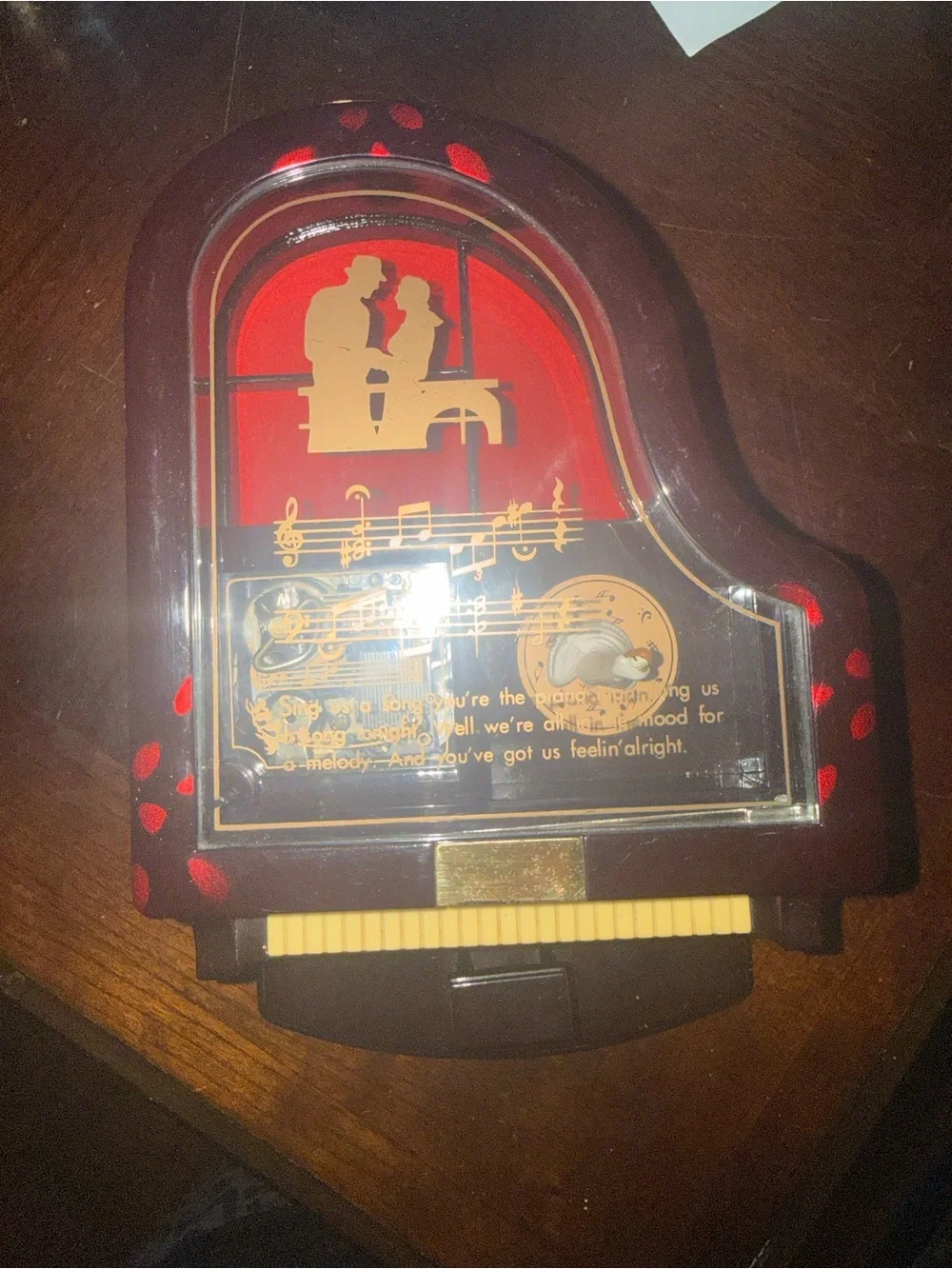 Vintage King Piano Music Box